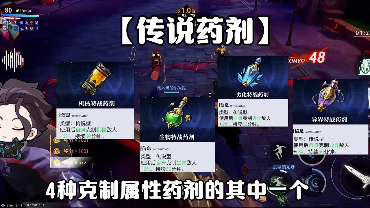 晶核【打本必备药剂】！