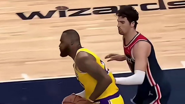 居然敢阻挡老詹进攻？