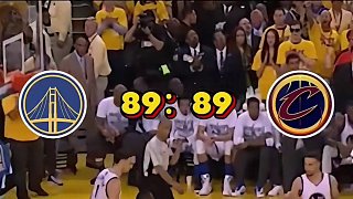 2016年NBA總決賽G7，勇士隊VS騎士隊，末節(jié)決勝時刻