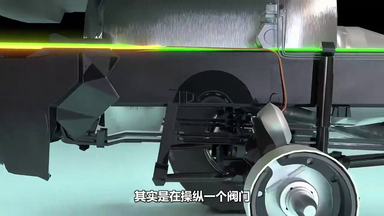 大货车刹车时，为何会长叹一口气？这就是空气刹车的奥秘