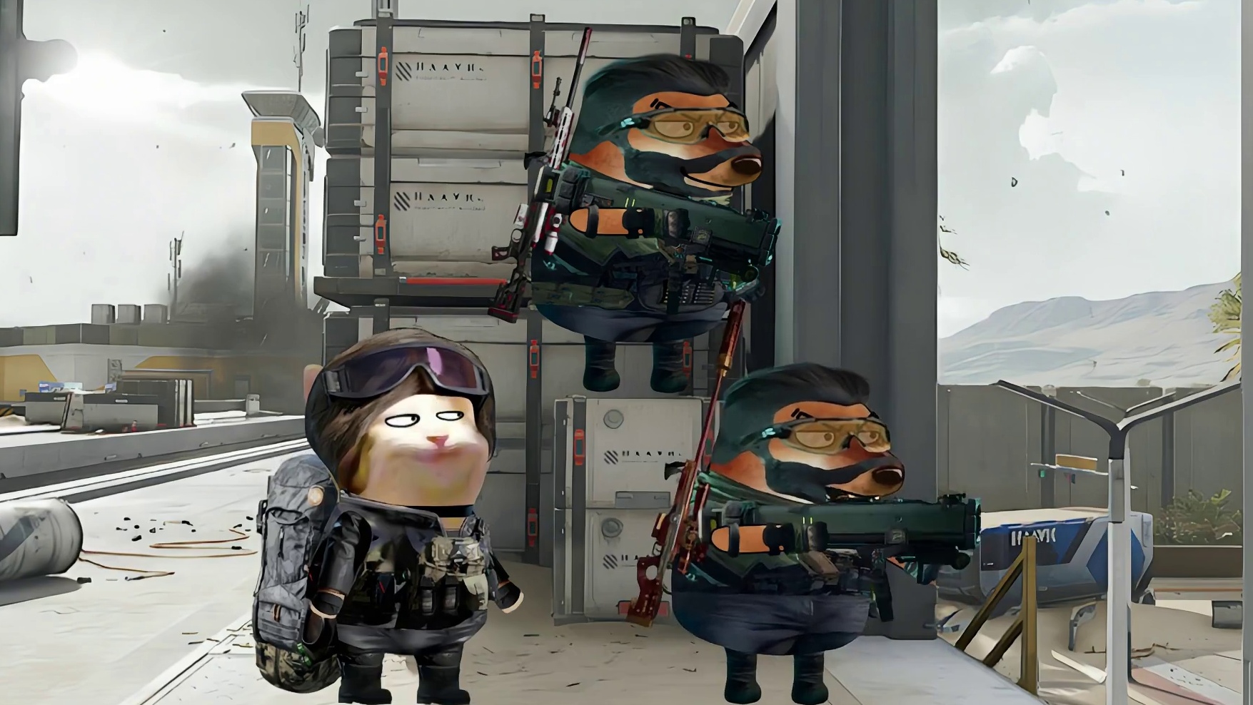 天空属于哈夫克，桥上属于_______?