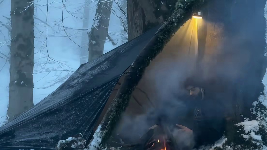 走进极寒地带体验三天荒野生存，看完一定美美睡到明天自然醒 (3)