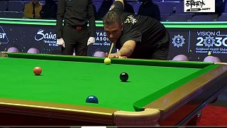 丁俊暉再戰(zhàn)利雅得，對手神鬼難測，給機(jī)會(huì)都不要，丁：只能贏了！