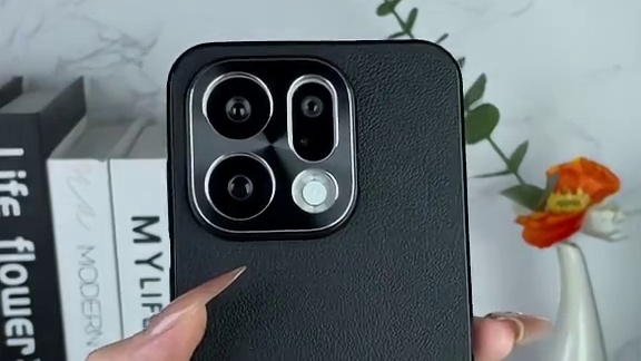 OPPOFindX9pro高档素皮手机壳，抗汗不沾指纹