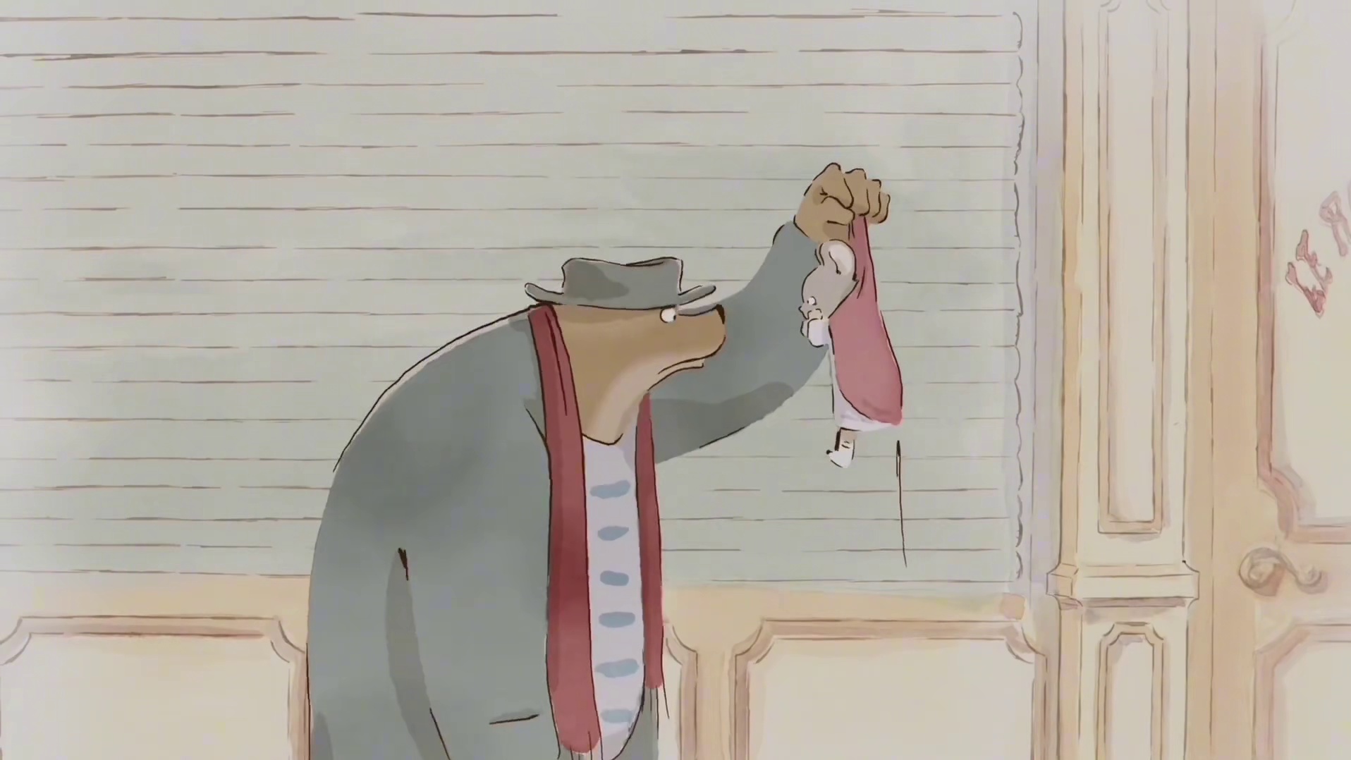 一口气看完可爱治愈动画：艾特熊和赛娜鼠。