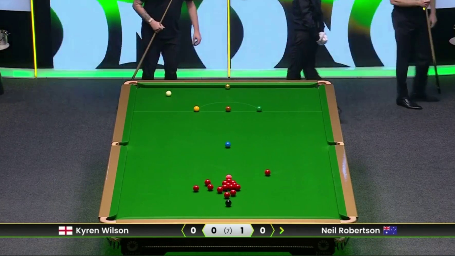 2025斯诺克利雅得锦标赛：威尔逊vs罗伯逊