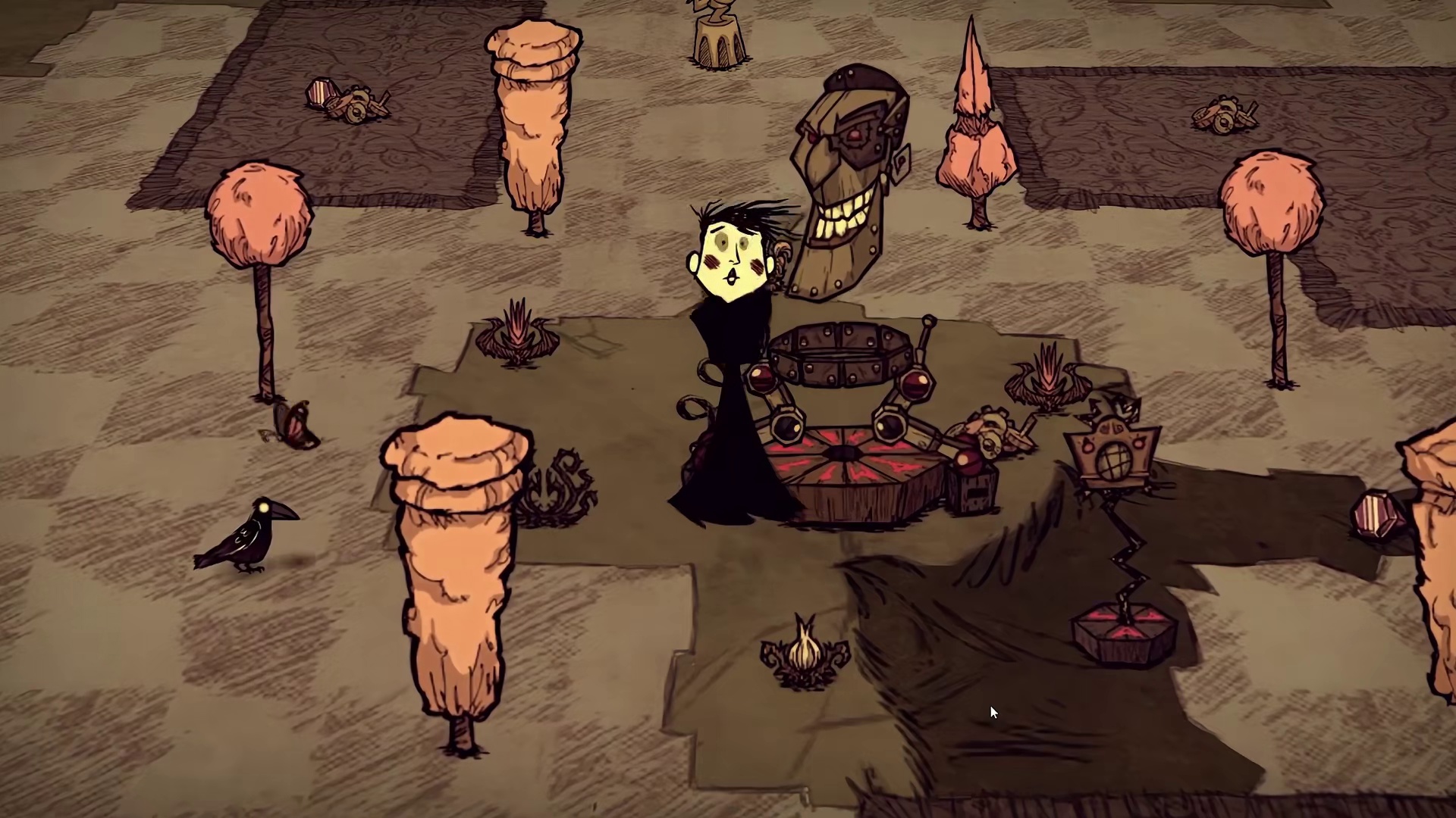 饥荒巨人国韦斯：冬季巨鹿来击败之后成功逃离