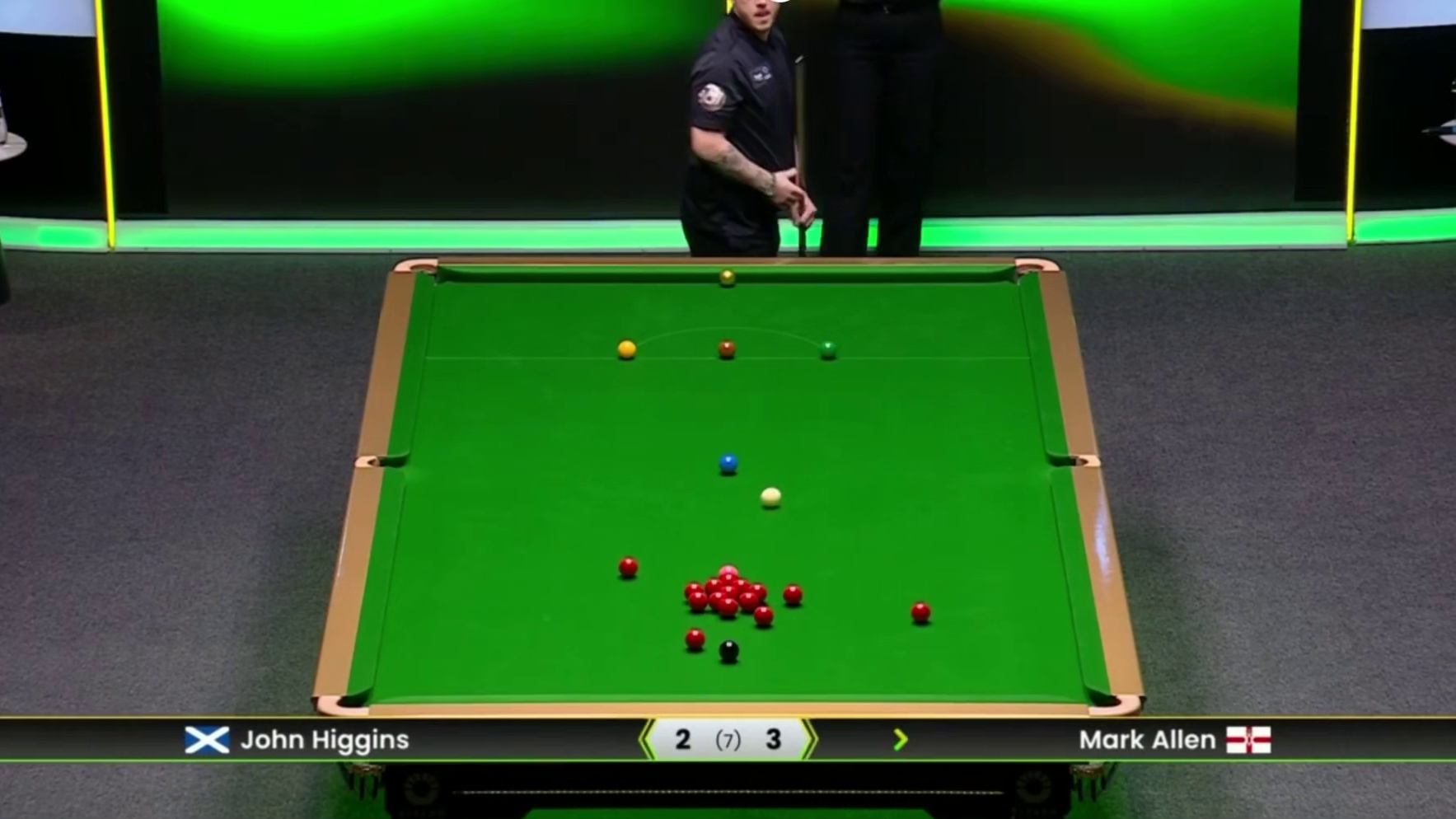 2025斯诺克利雅得锦标赛：艾伦vs希金斯