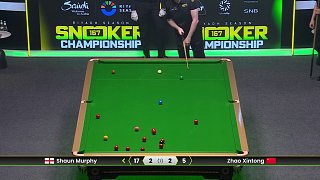 趙心童準(zhǔn)度逆天！連轟極限長臺橫掃墨菲，復(fù)雜局面上演一劍封喉！