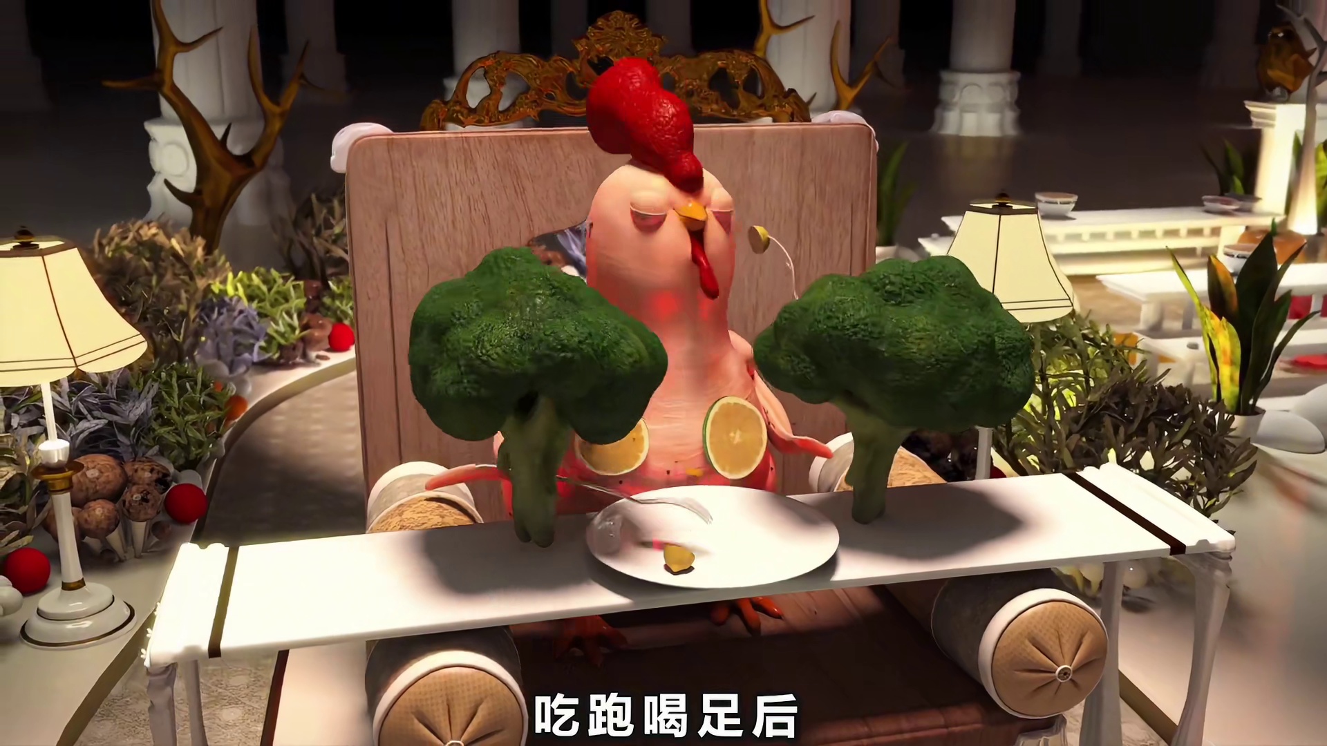 公鸡不仅喜欢泡澡，还喜欢做spa！ 搞笑视频