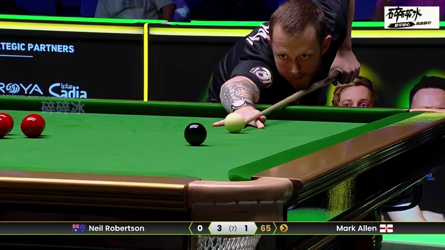 领先72台面75，艾伦强冲击167失败，罗伯逊1分绝杀晋级！