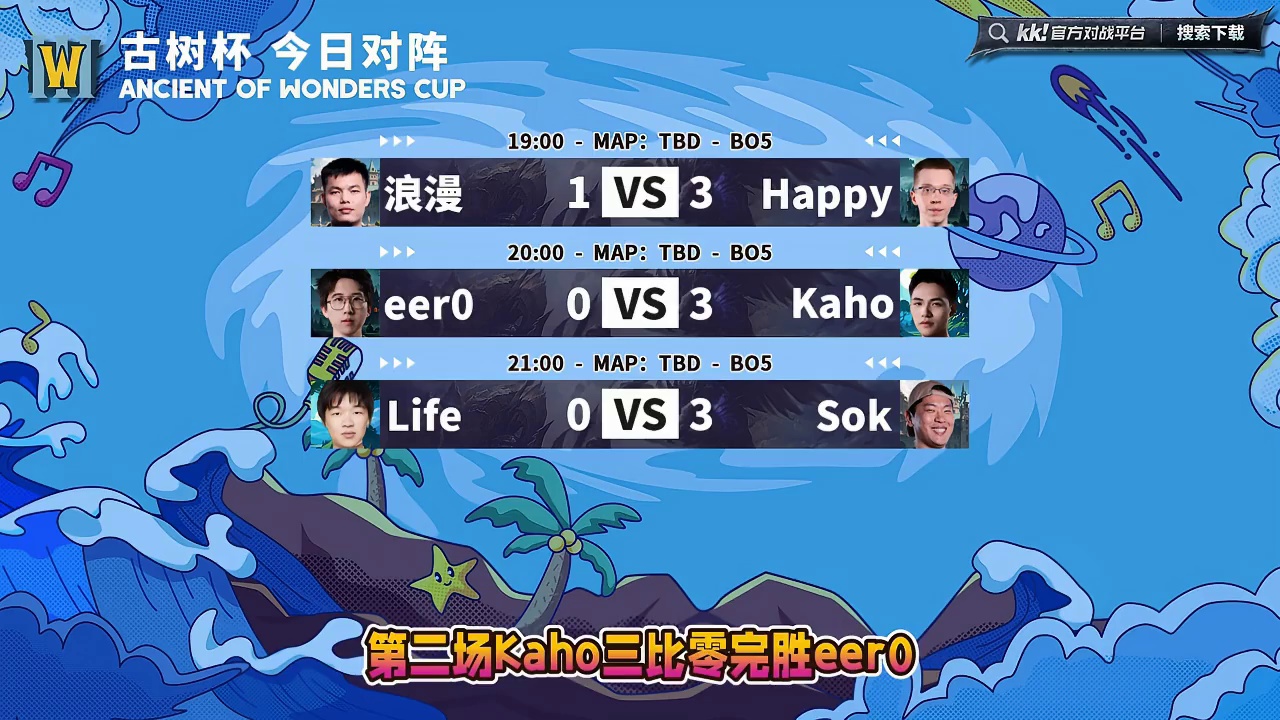 Happy胜浪漫，Kaho胜eer0，Sok胜Life！ 11月21日古树杯第3阶段第3天战报，BM