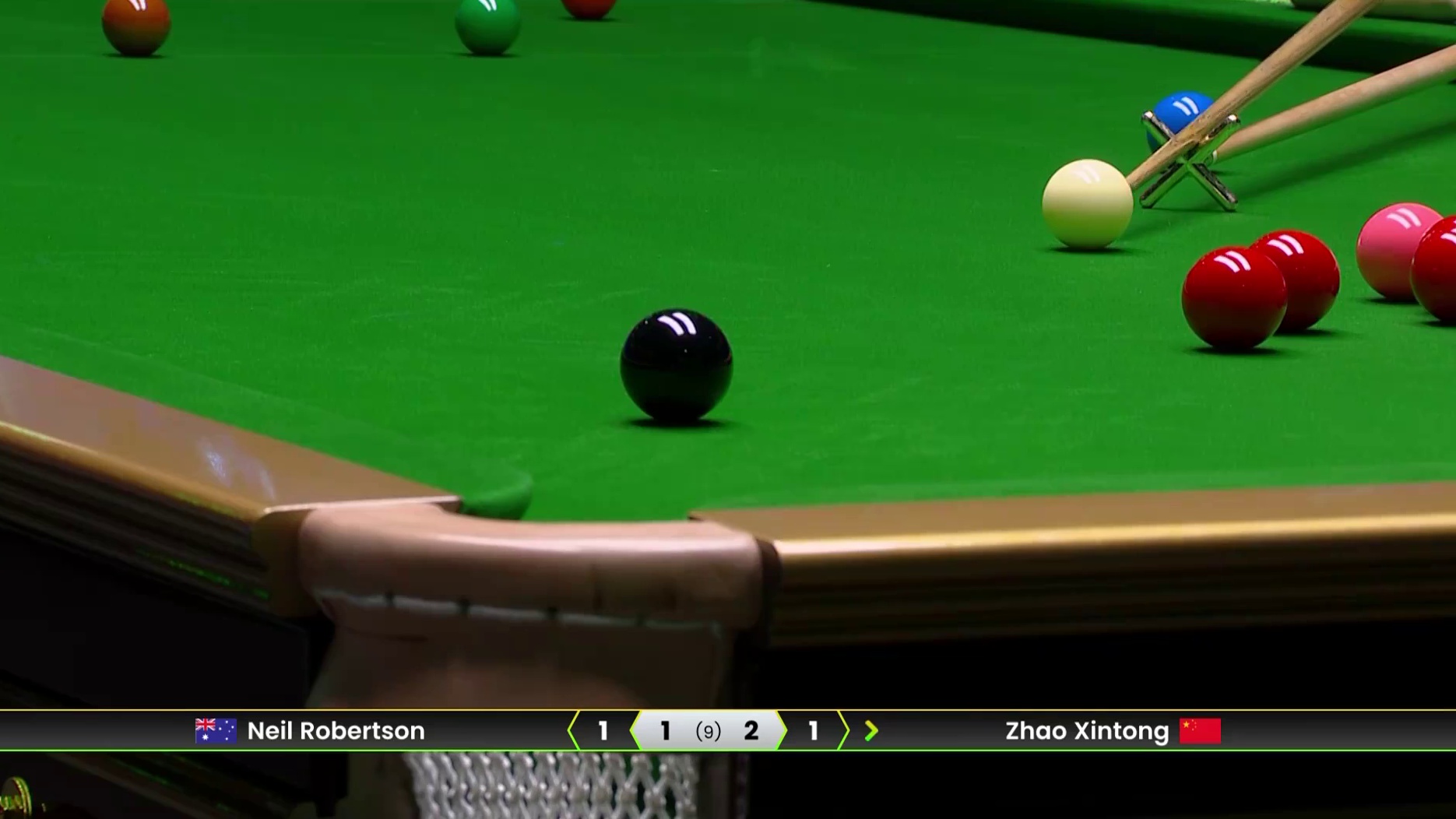 赵心童VS尼尔·罗伯逊 决赛 2025斯诺克利雅得锦标赛 第四局