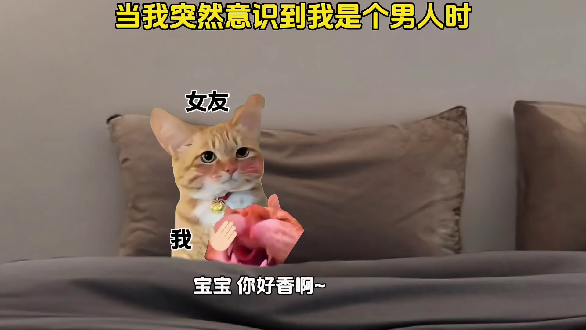 骤然间，我察觉到自己竟是男儿之身