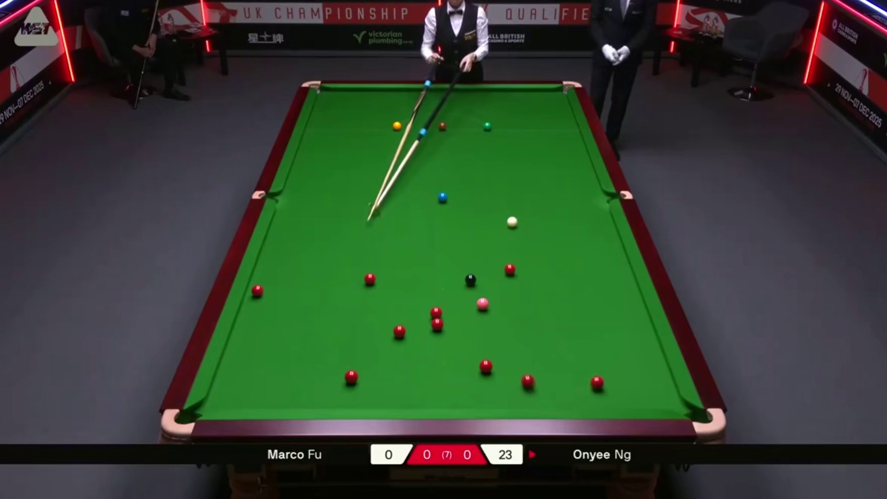 2025斯诺克英国锦标赛：傅家俊v是吴安仪