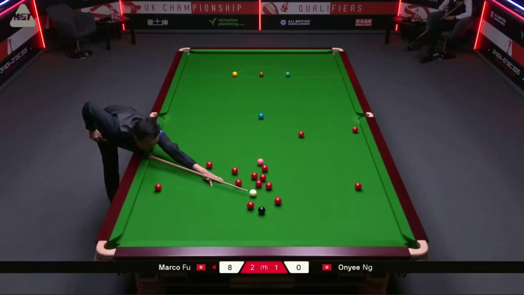 2025斯诺克英国锦标赛：傅家俊vs吴安仪