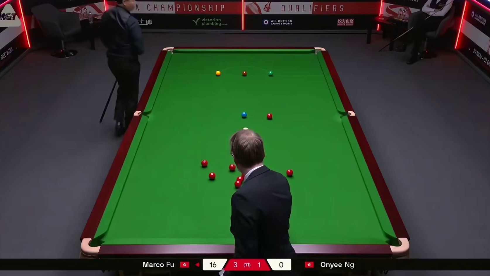 2025斯诺克英国锦标赛：傅家俊vs吴安仪