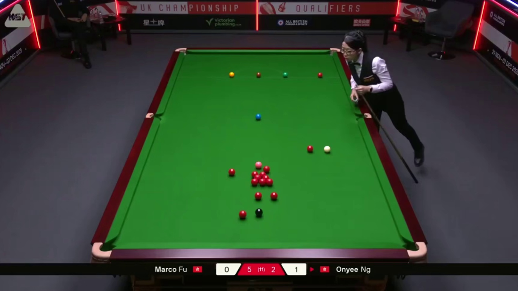 2025斯诺克英国锦标赛：傅家俊vs吴安仪
