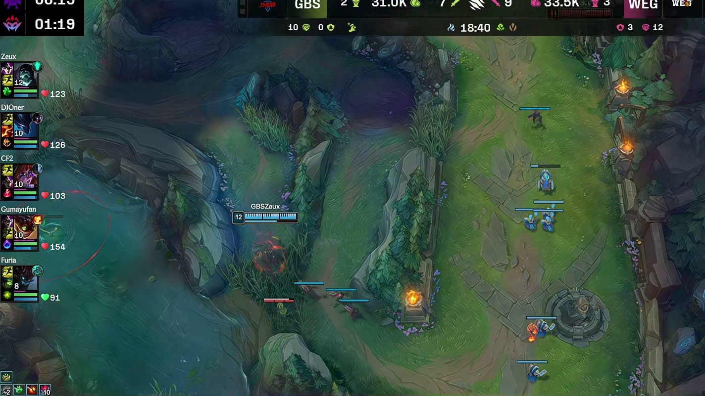 【第四局】Cryin塞拉斯辅助大发神威，WEG打出1换4