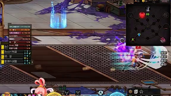 DNF雾岚攻坚战中高配团本自用路线，不迷路还挺快的！