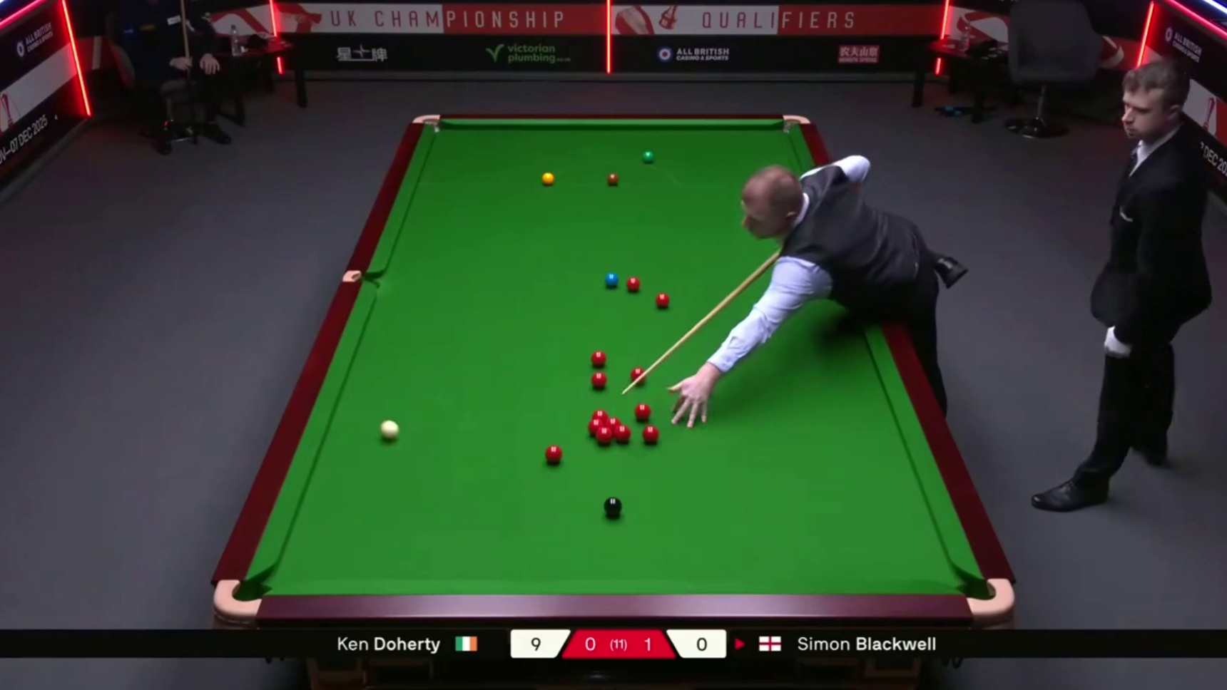2025斯诺克英国锦标赛：达赫迪vs布莱克威