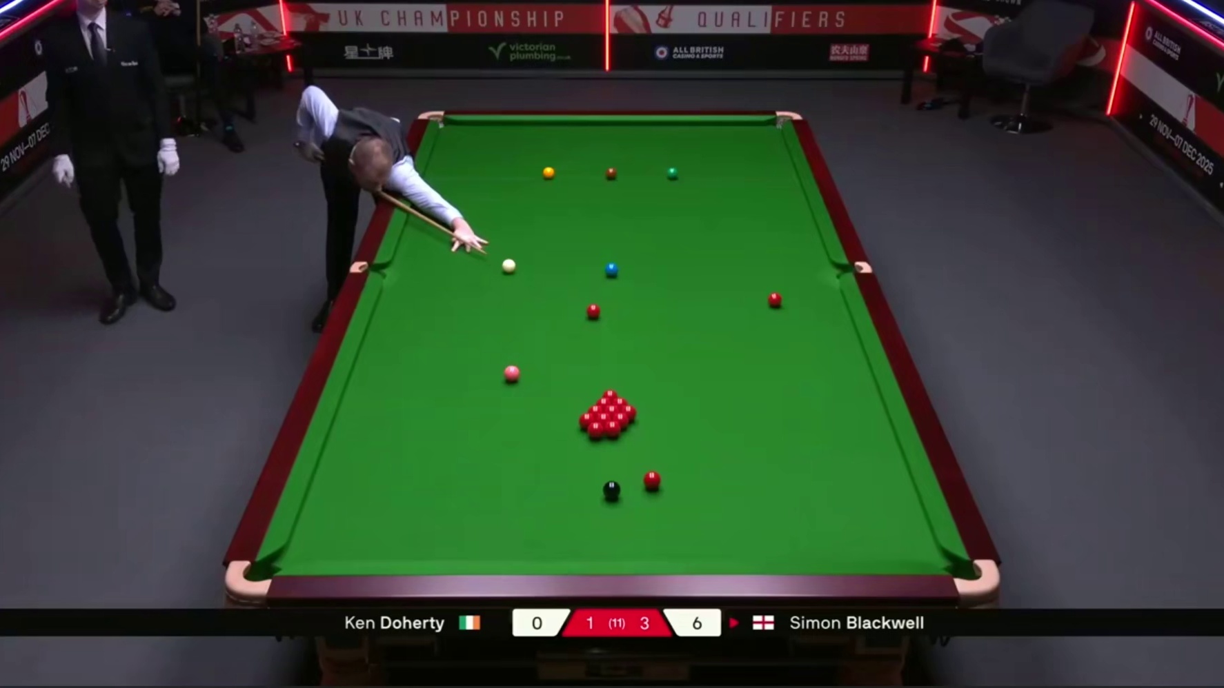 2025斯诺克英国锦标赛：达赫迪vs布莱克威