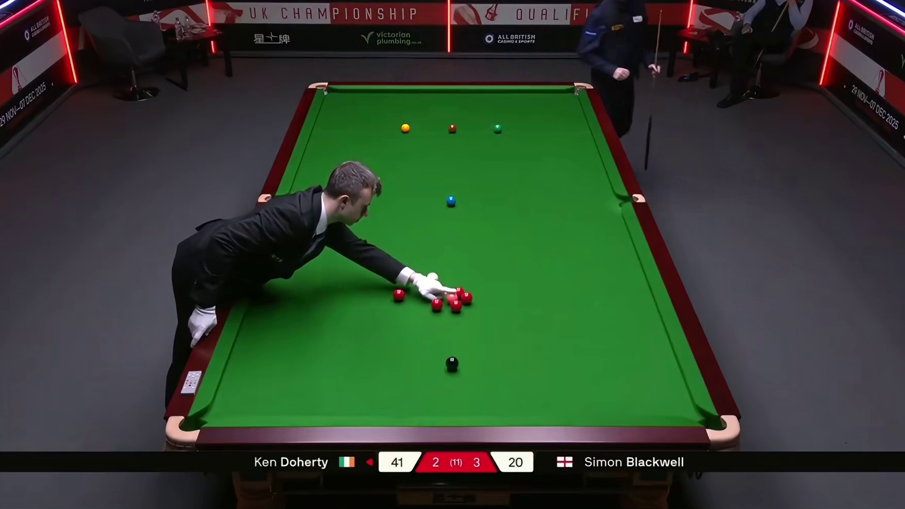 2025斯诺克英国锦标赛：达赫迪vs布莱克威