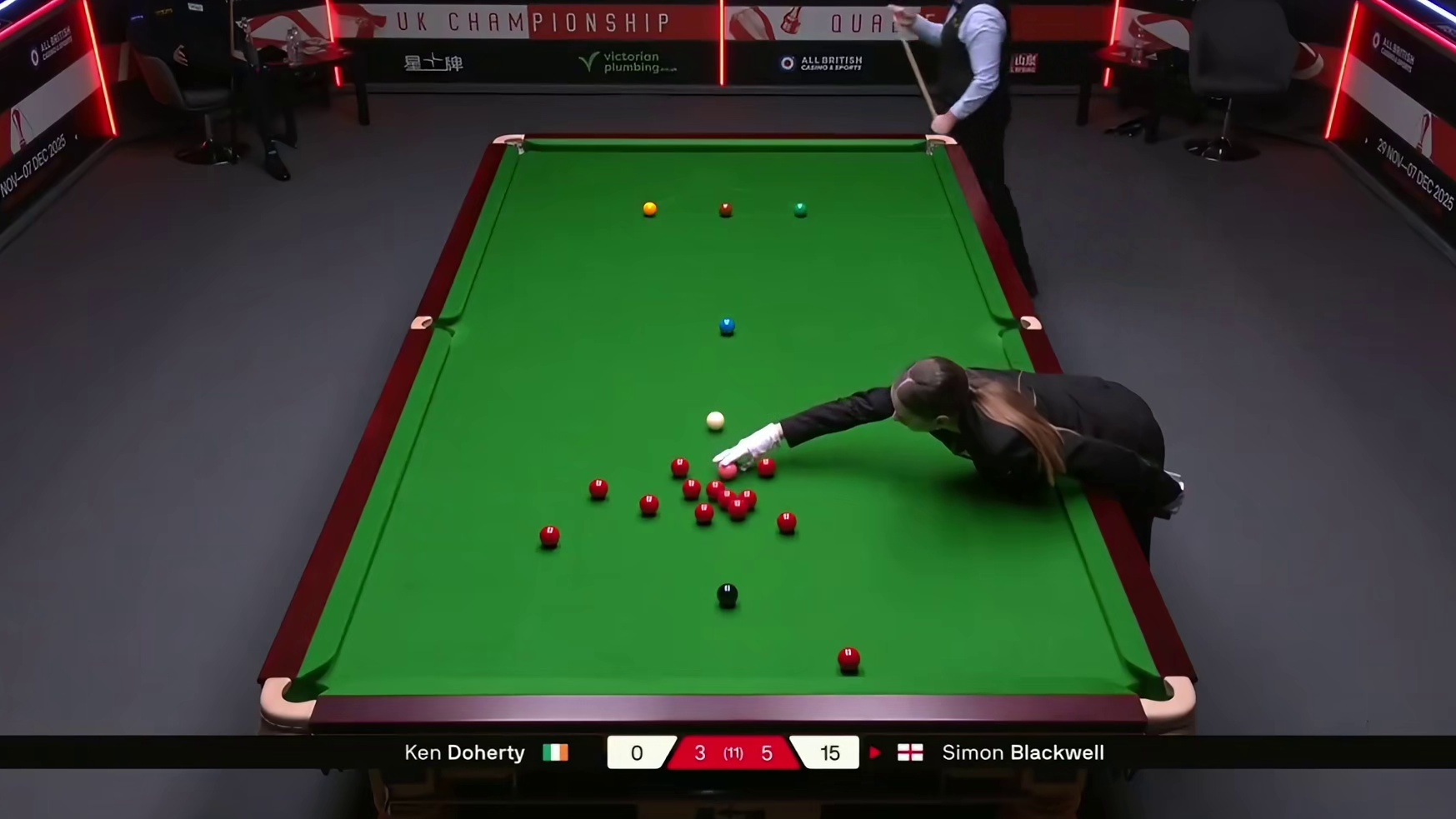 2025斯诺克英国锦标赛：达赫迪vs布莱克威