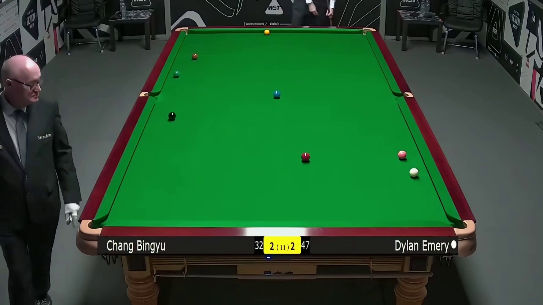 2025斯诺克英国锦标赛：常冰玉vs埃默里