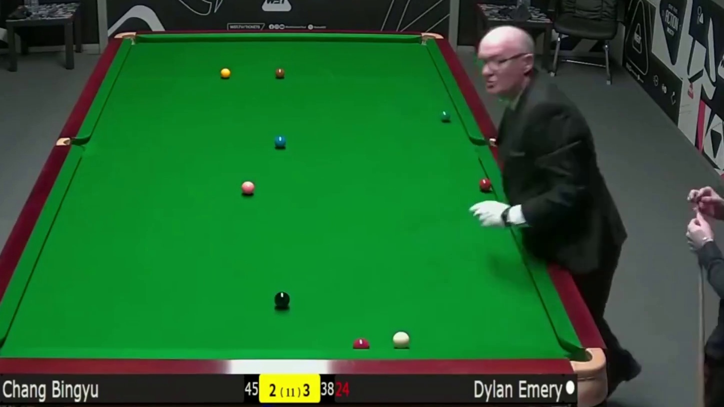 2025斯诺克英国锦标赛；常冰玉vs埃默里