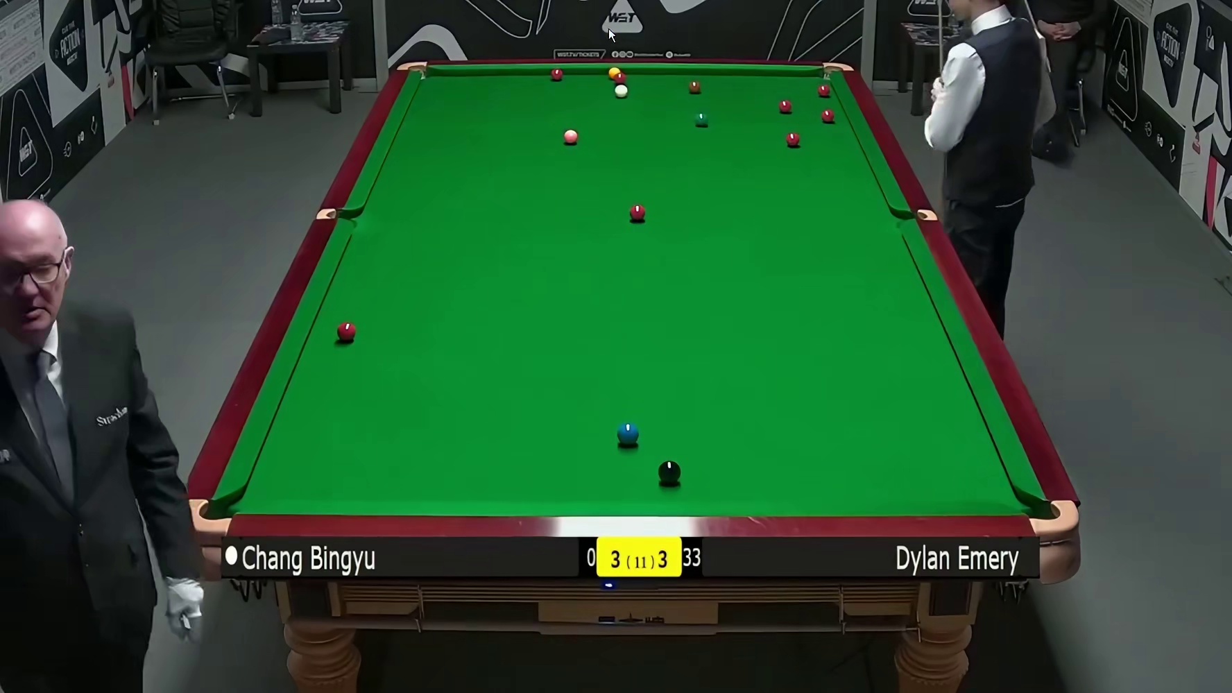 2025斯诺克英国锦标赛：常冰玉vs埃默里