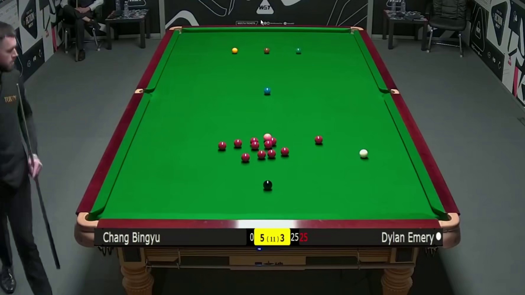 2025斯诺克英国锦标赛：常冰玉vs埃默里