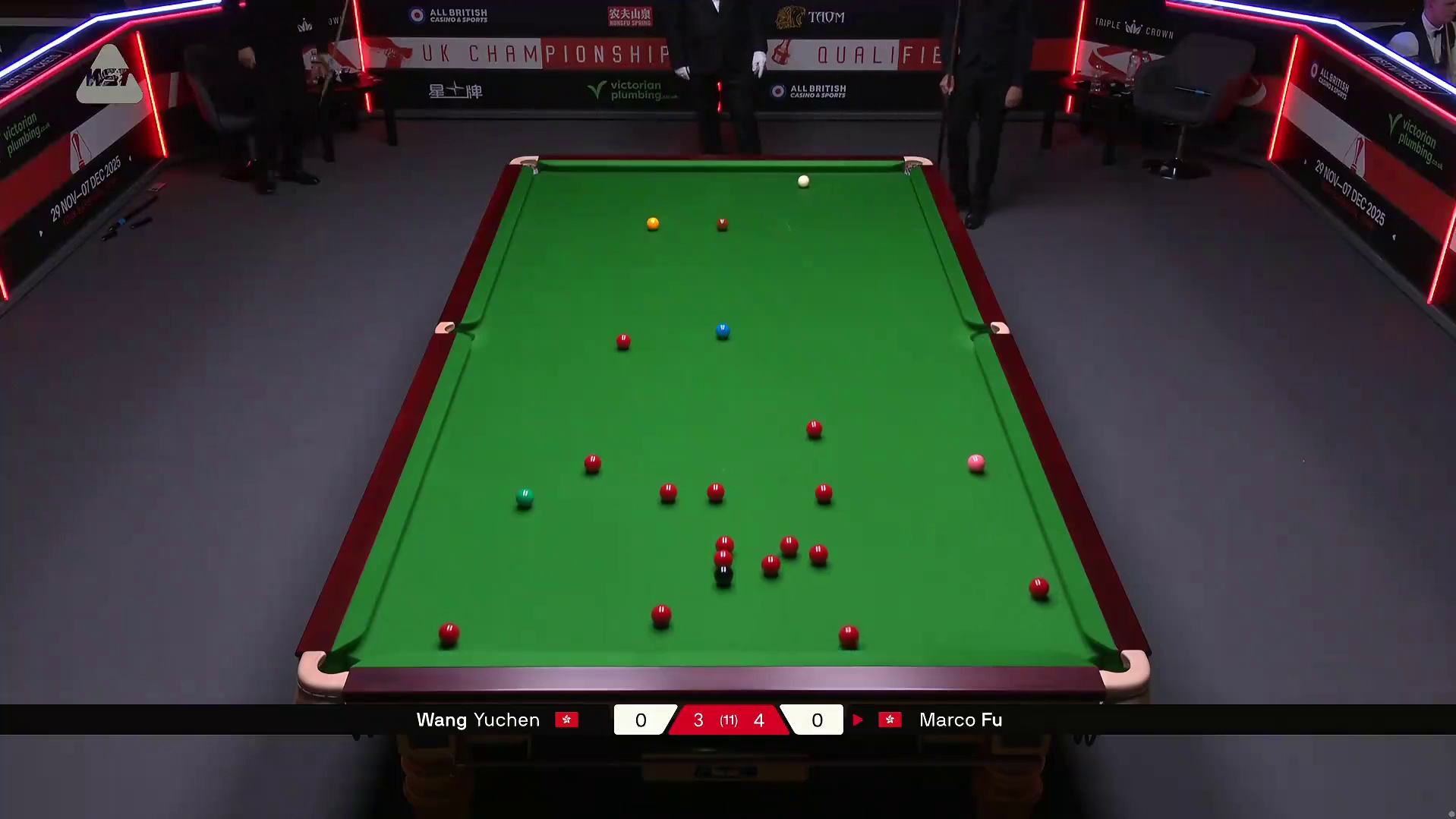 王雨晨VS傅家俊 2025斯诺克英锦赛资格赛 第八局