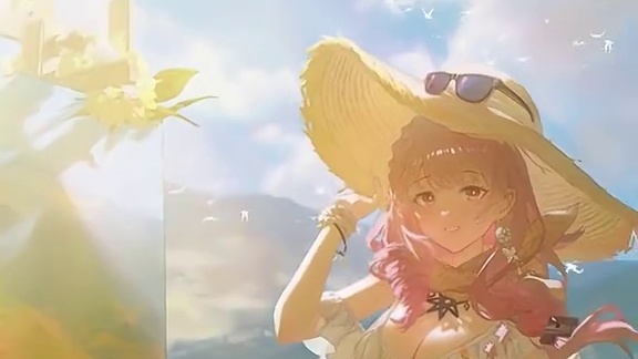 周年剧场 漫旅纪行② 狮城晴空下少女扶帽整衣，只为一瞬的定格；漫山金黄璀璨，她画下