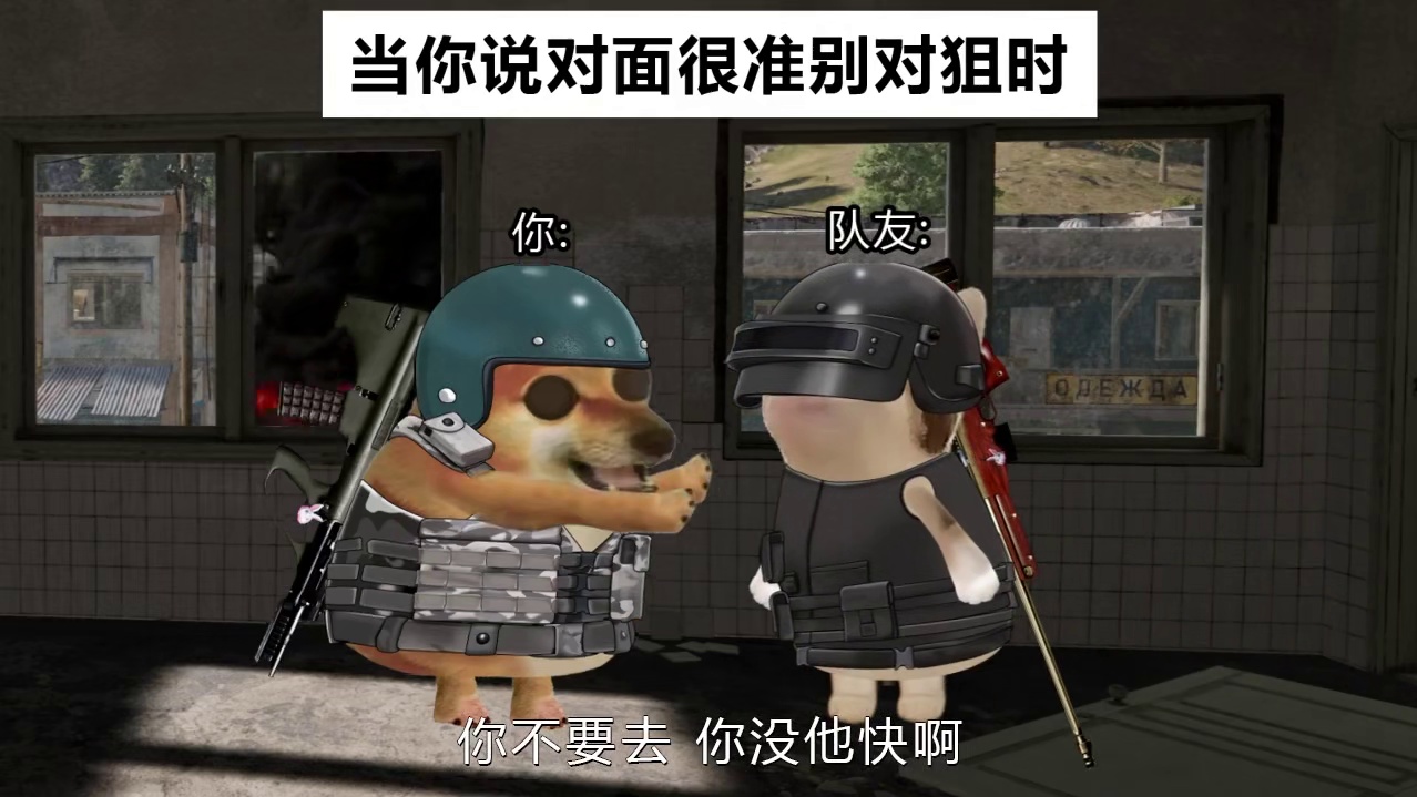 当你说对面很准别对狙时