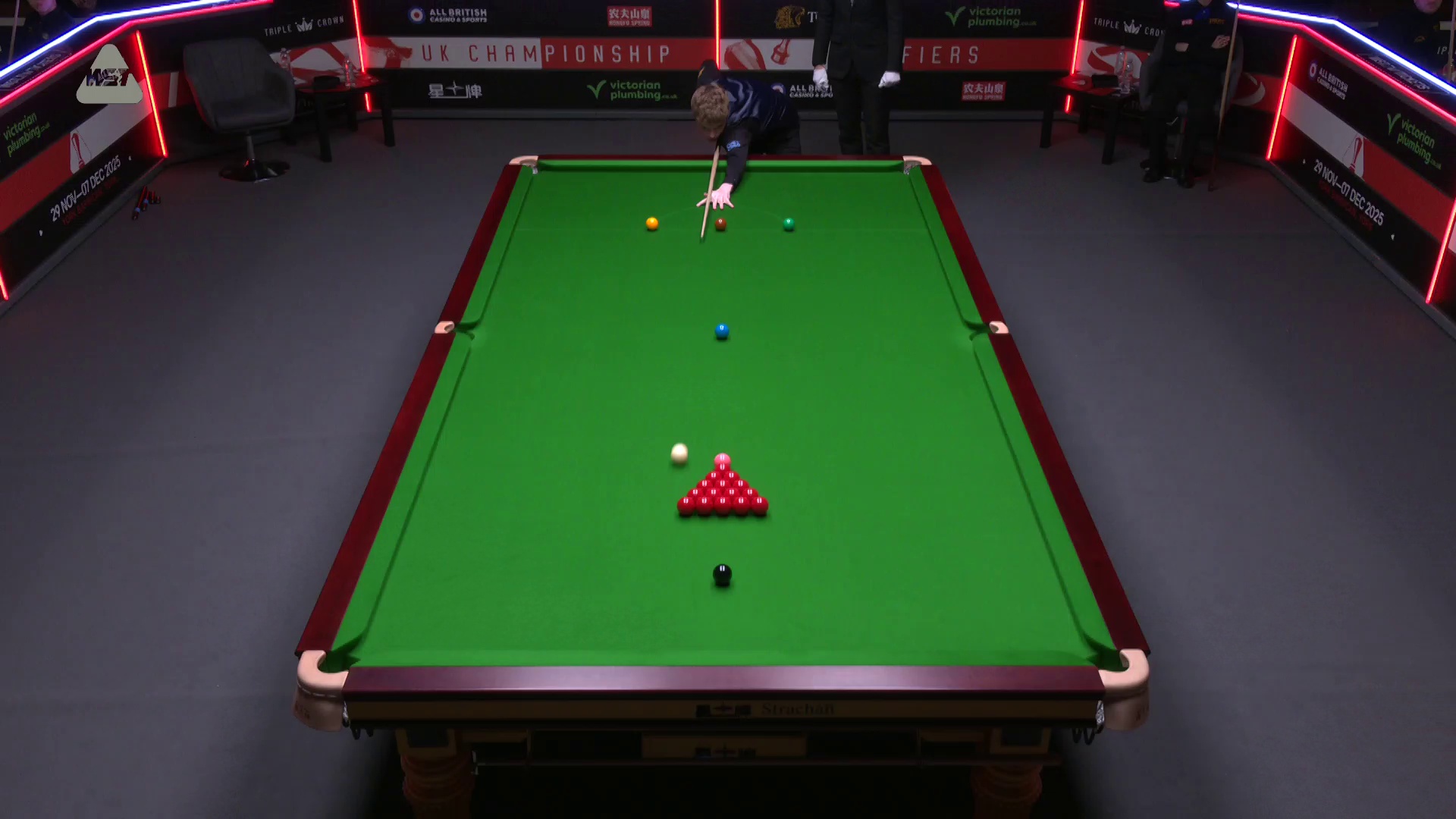 斯坦·穆迪VS周金豪 2025斯诺克英锦赛资格赛 第二局