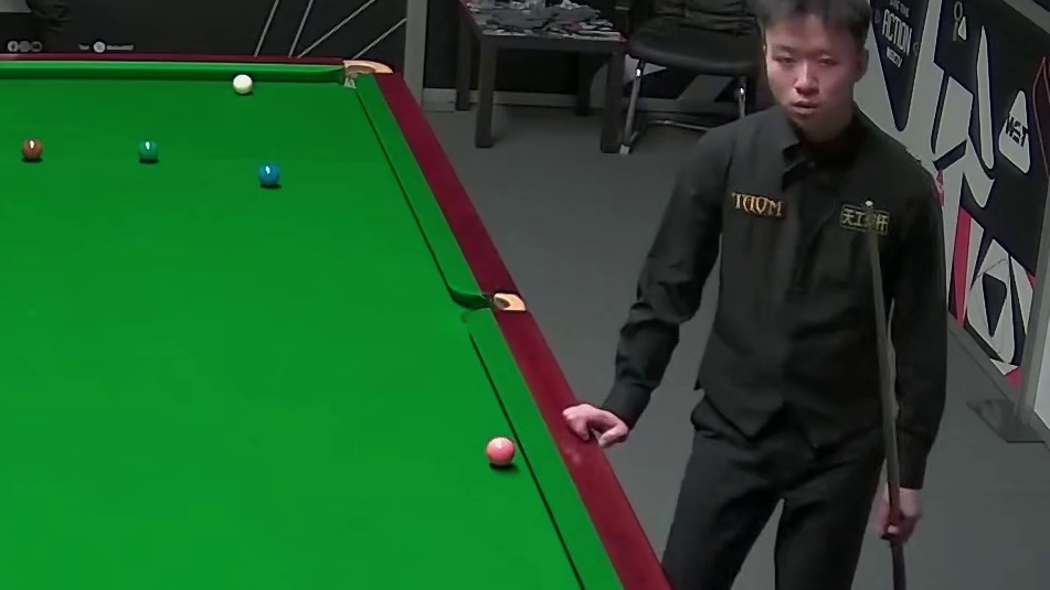 2025斯诺克英国锦标赛：江俊VS莫滕斯