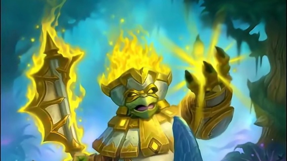 安戈洛最按摩大脑的职业！潜入葛拉卡+蛇颈龙群的伊度 #2025炉石国服周年庆 #炉石橙卡小故事 #潜