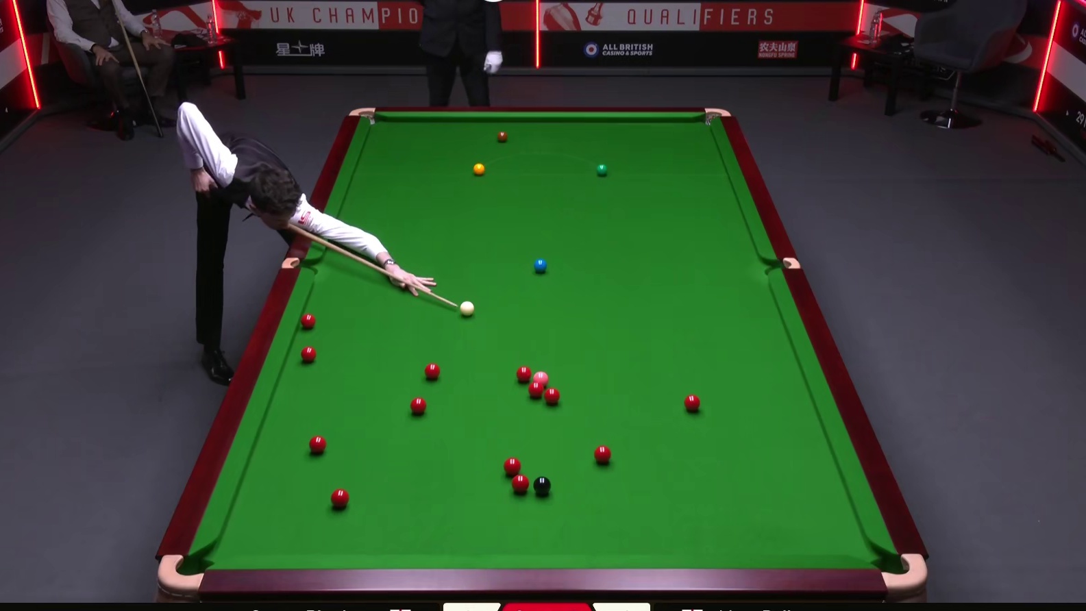 2025斯诺克英国锦标赛：宾汉姆vs普伦
