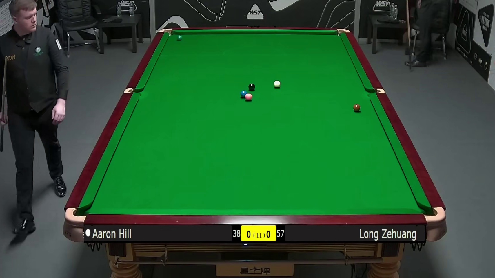 2025斯诺克英国锦标赛：龙泽煌vs亚伦 希尔
