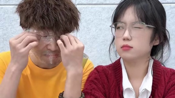 睁眼挑战，哈哈哈哈