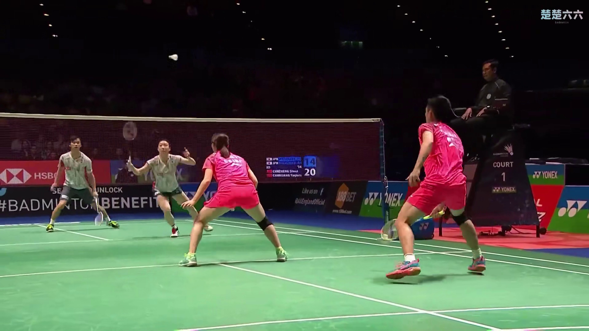 郑思维的过渡被对手研究透导致频频陷入被动 东野有纱越打越自信，网前抓扑质量极高