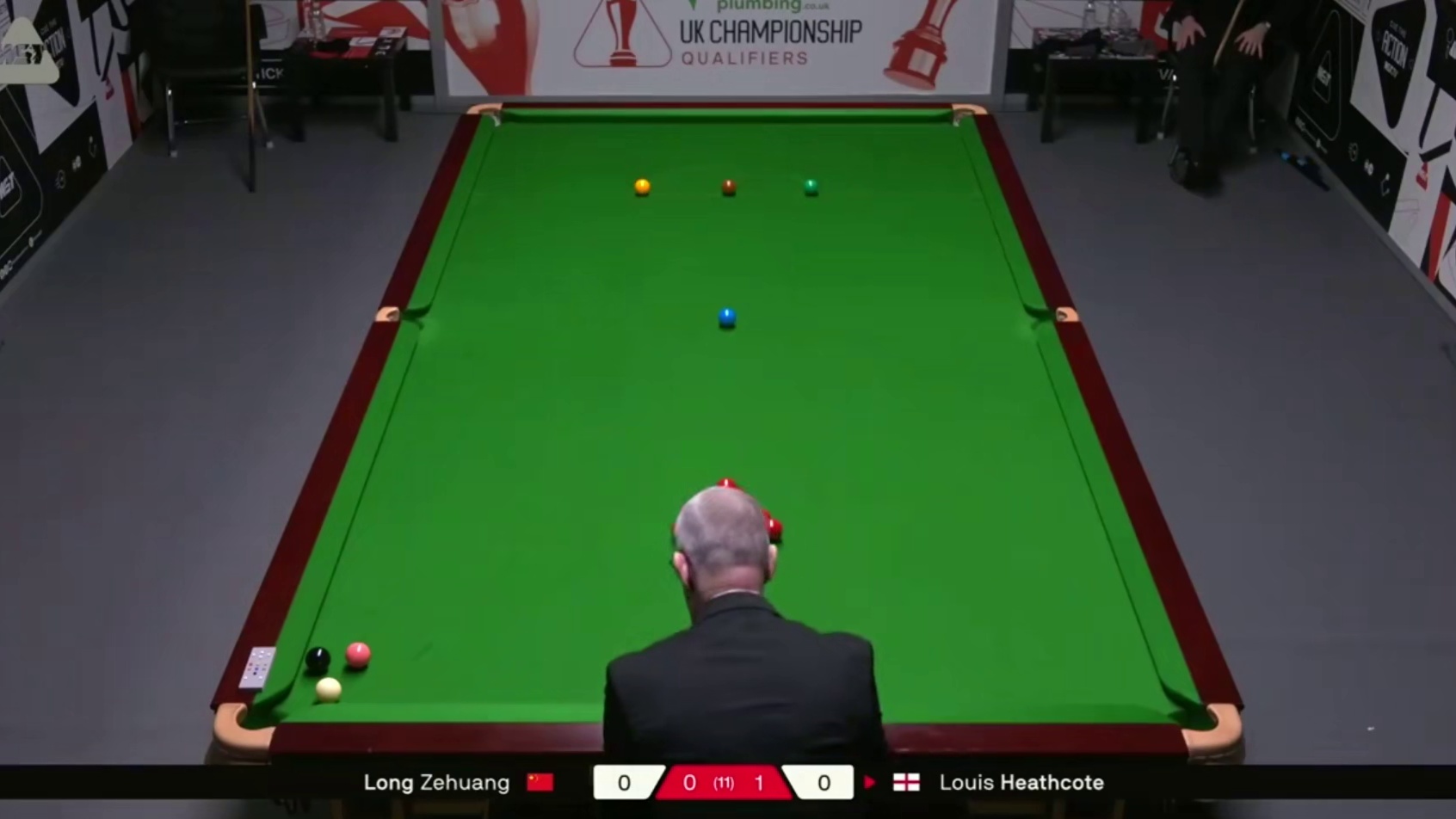 2025斯诺克英国锦标赛；龙泽煌vs希斯科特