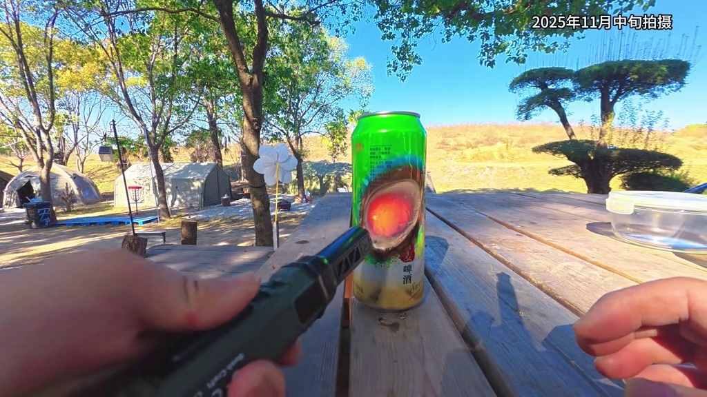 免费露营地之尚明甸村观景塔