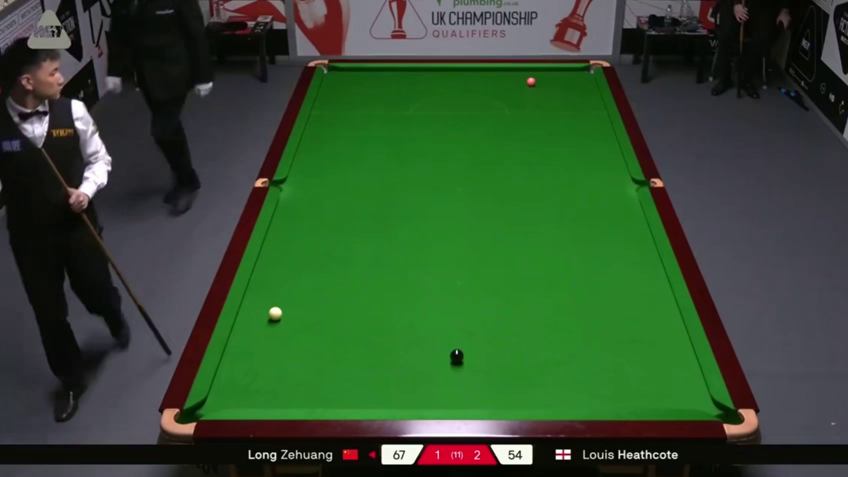 2025斯诺克英国锦标赛；龙泽煌vs希斯科特