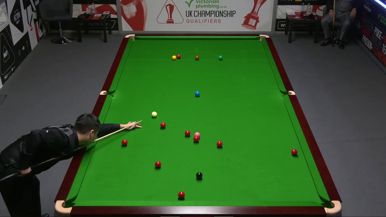 2025斯诺克英国锦标赛：庞俊旭vs桑坎姆