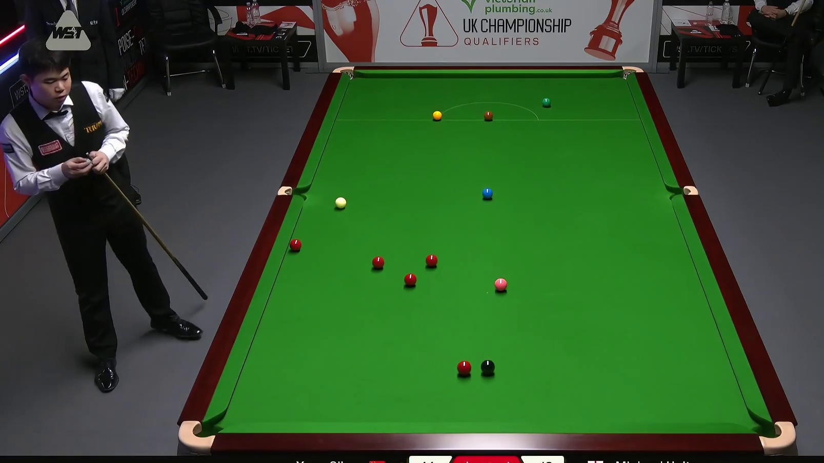 2025斯诺克英国锦标赛：袁思俊vs霍尔特