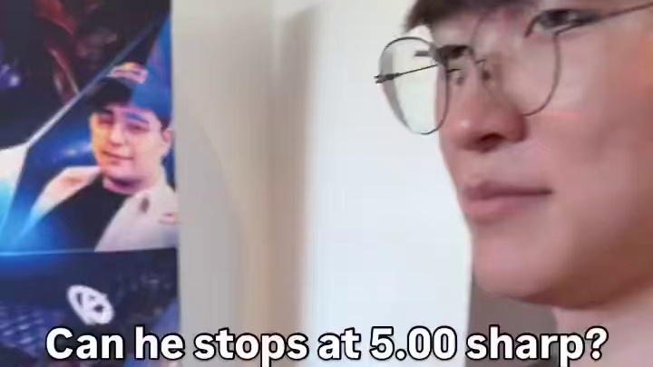 Faker的读秒掐表能力太强了:正正好5s停下！神能掌控时间很奇怪吗？要不然怎么压金身那么准呢 用加里奥大招压金身我只见过李哥能做到！ ​​​