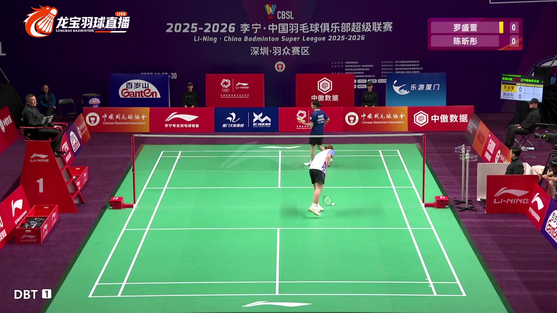 【回放】女单 罗盛萱vs陈昕彤 小组赛 2025羽超联赛 龙宝解说