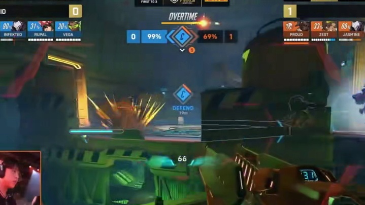 机体超频露头颗秒，PROUD 三杀！